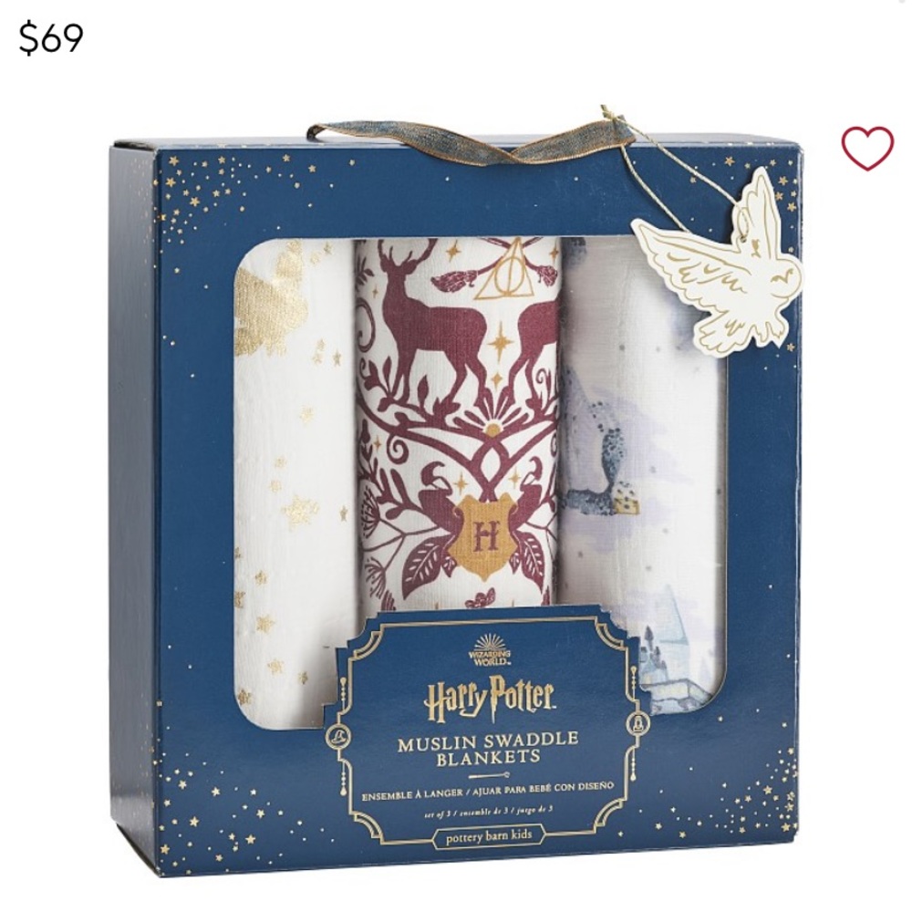 Harry Potter Muslin Swaddle Blankets